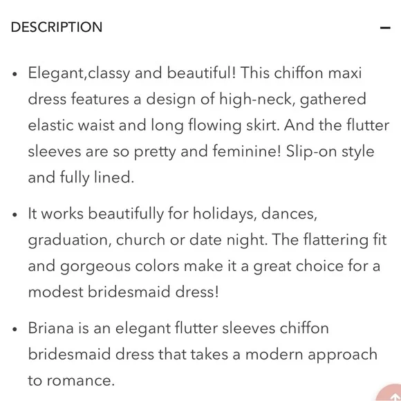 BLACK BRIDESMAID DRESS - Picture 7 of 9